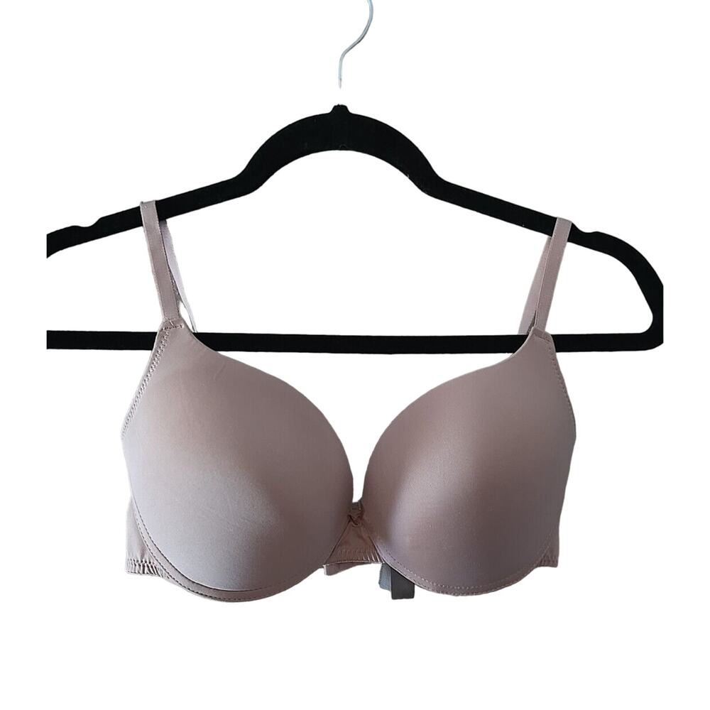 Daisy Fuentes Pink Full Coverage Adjustable Strap Underwire Push Up Bra Size 38C